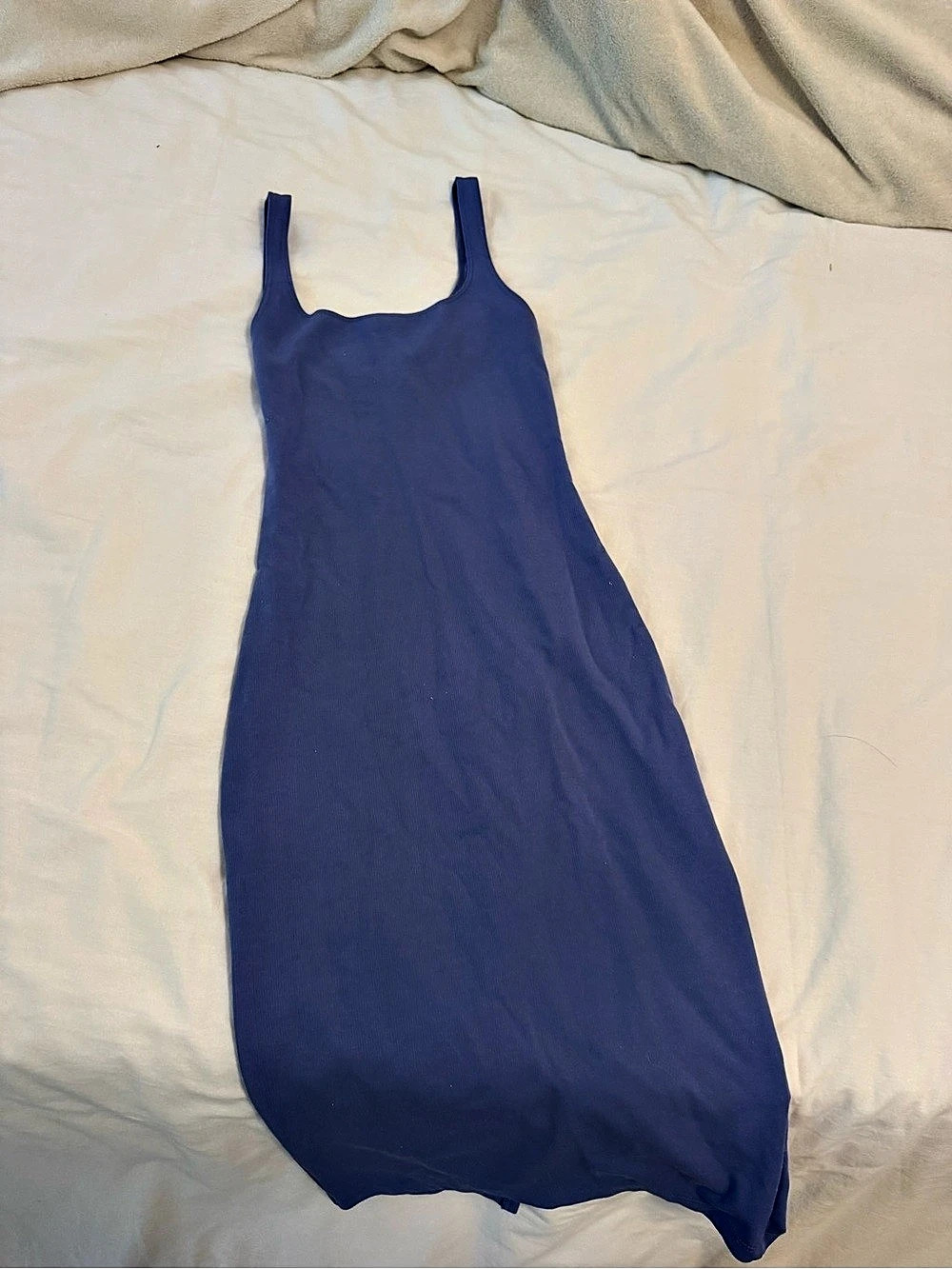 Zara Blue Midi Dress Size Small
